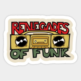 Renegades of Funk Sticker